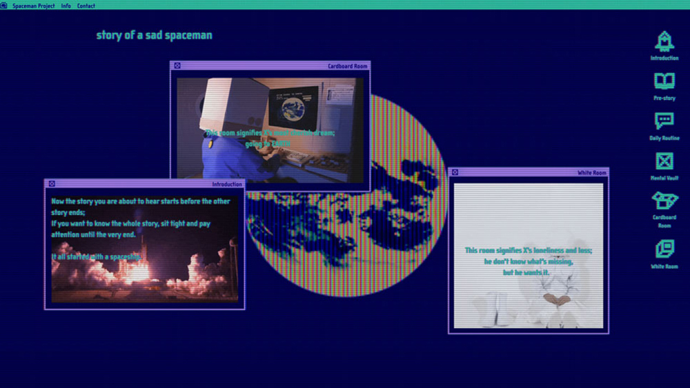 SCREENSHOT OF THE SPACEMAN WEBSITE